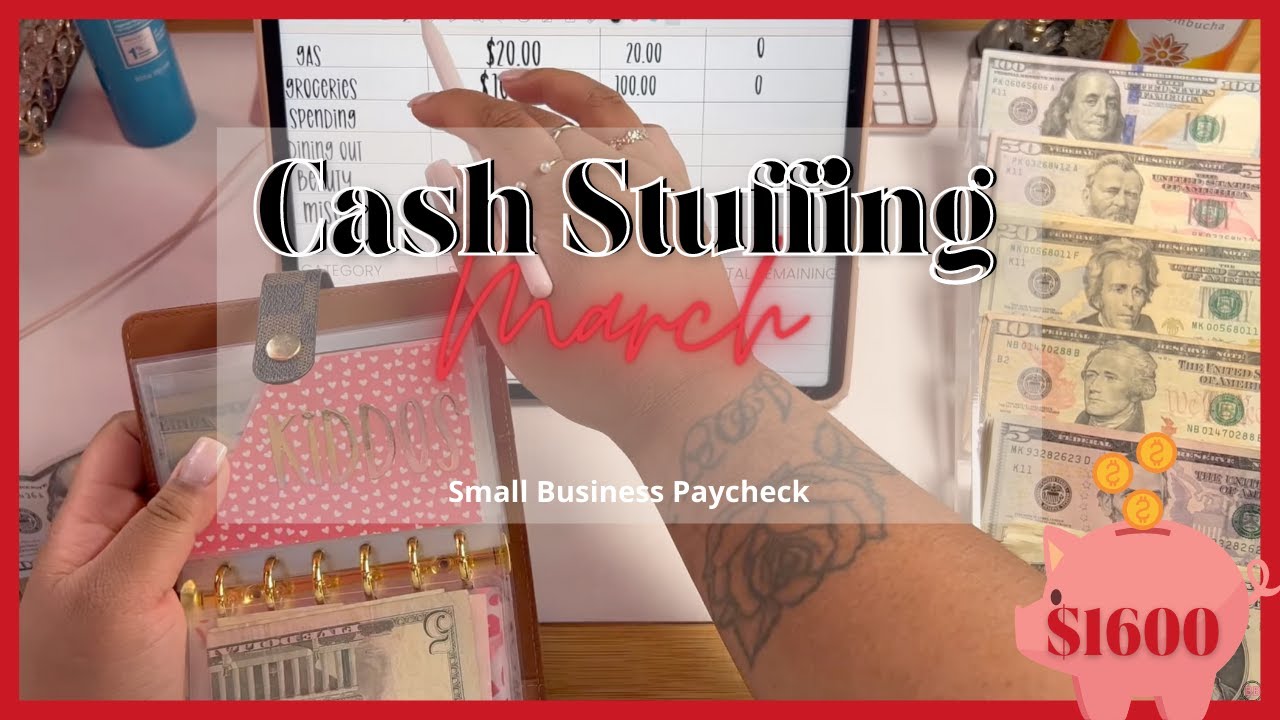 Cash Envelope Stuffing + Sinking Funds | Mar. 2022| Baddies & Budgets