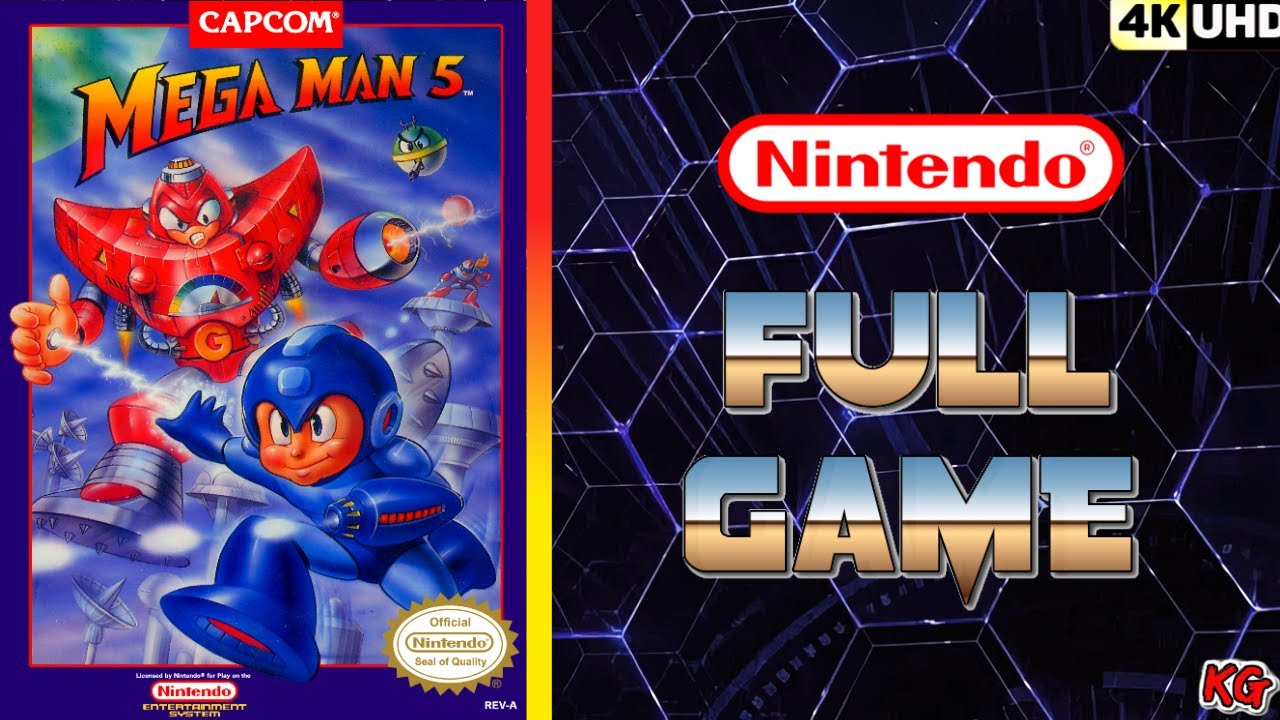 Mega Man 5 [NES] Gameplay Walkthrough FULL GAME🔴