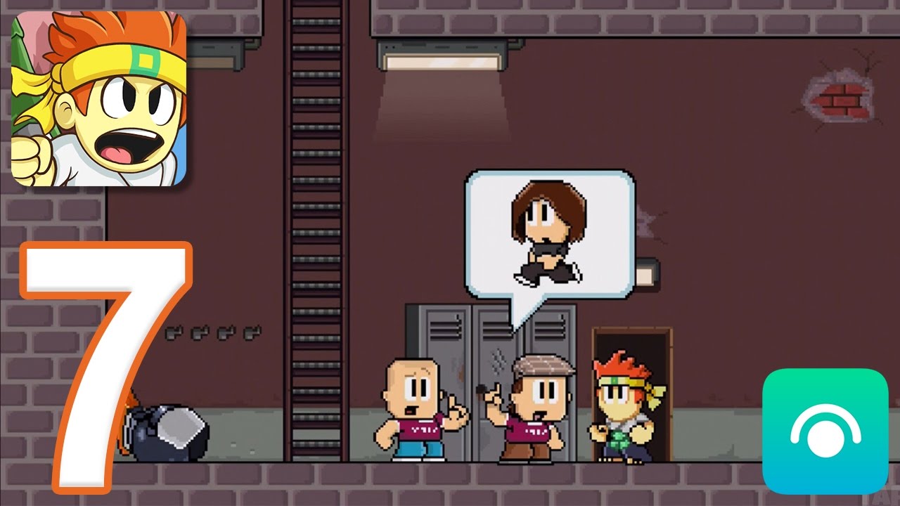 Dan The Man - Gameplay Walkthrough Part 7 - Stage 8: Levels 10-11 (iOS, Android)