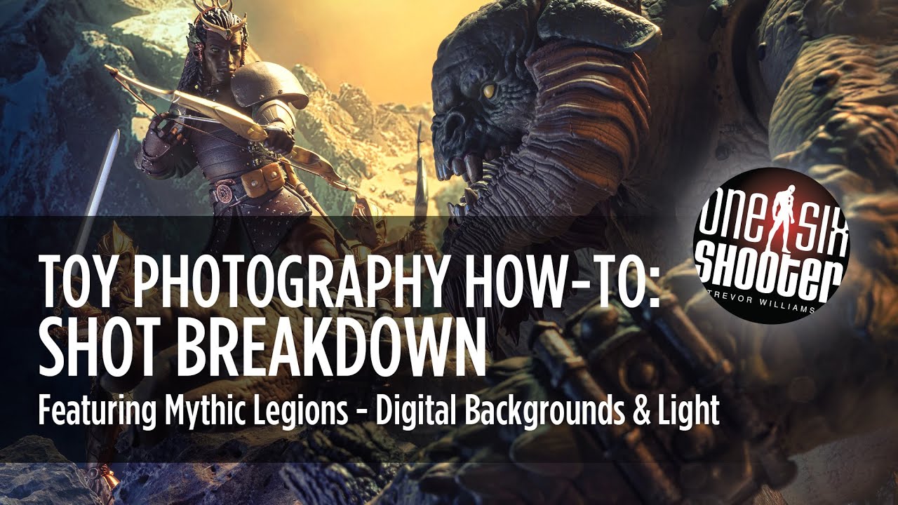 Toy Photography Tutorial: Matching Light to your Digital Background Featuring Mythic Legions