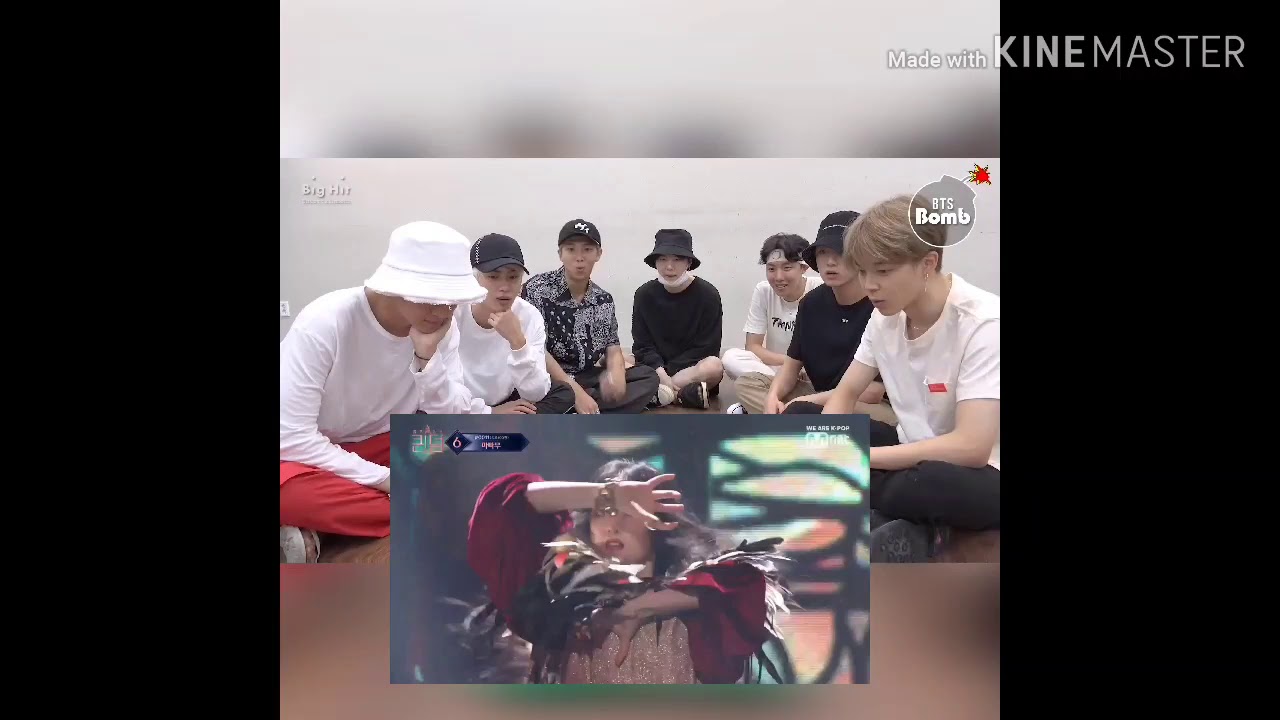 BTS REACTION TO G IDLE PERFORMANCE FINAL QUEENDOM LION