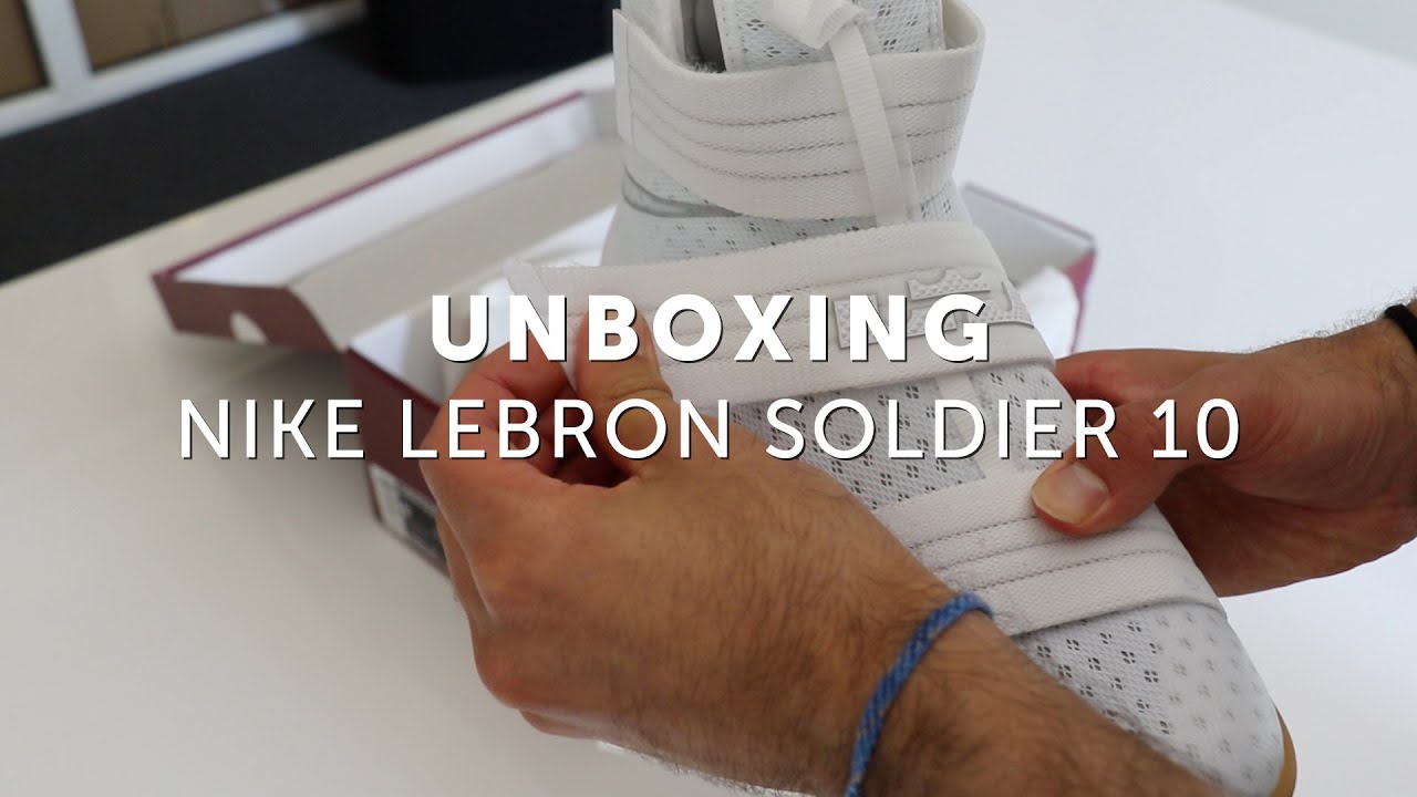 Unboxing: Nike LeBron Soldier 10 (White/Gum)