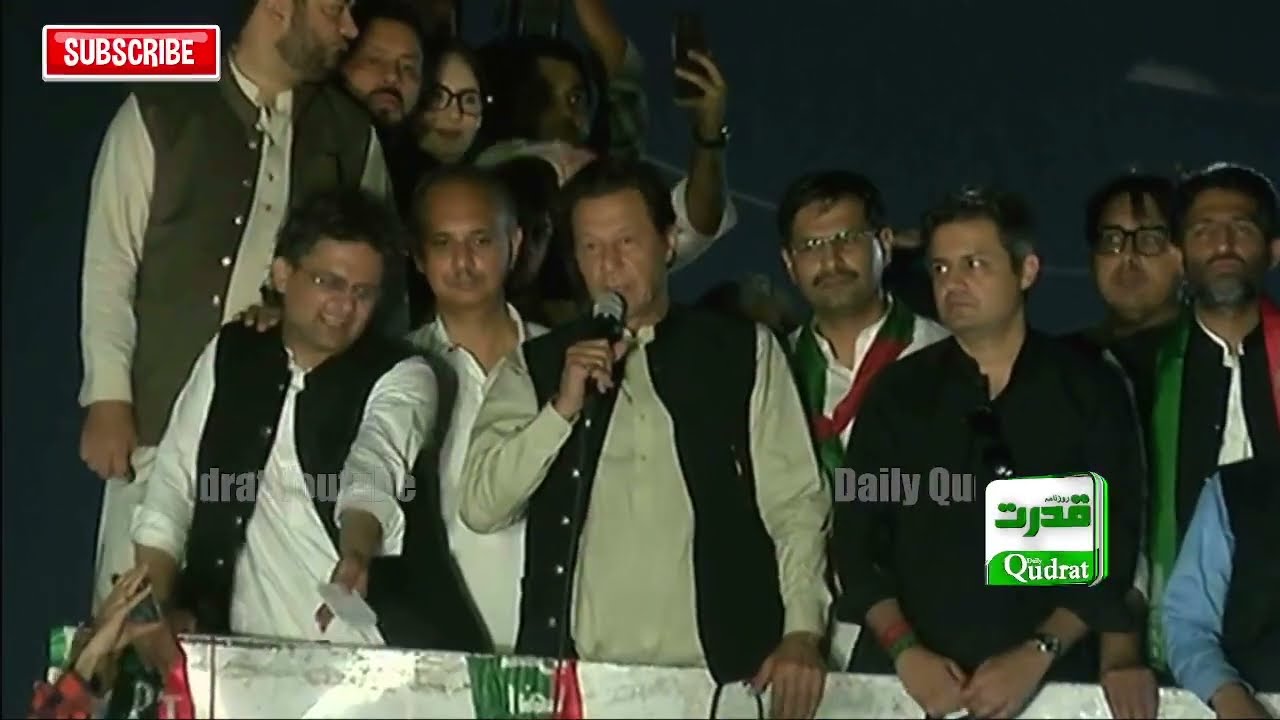 Firozwala Lahore - Imran Khan's speech during the second day of Long March