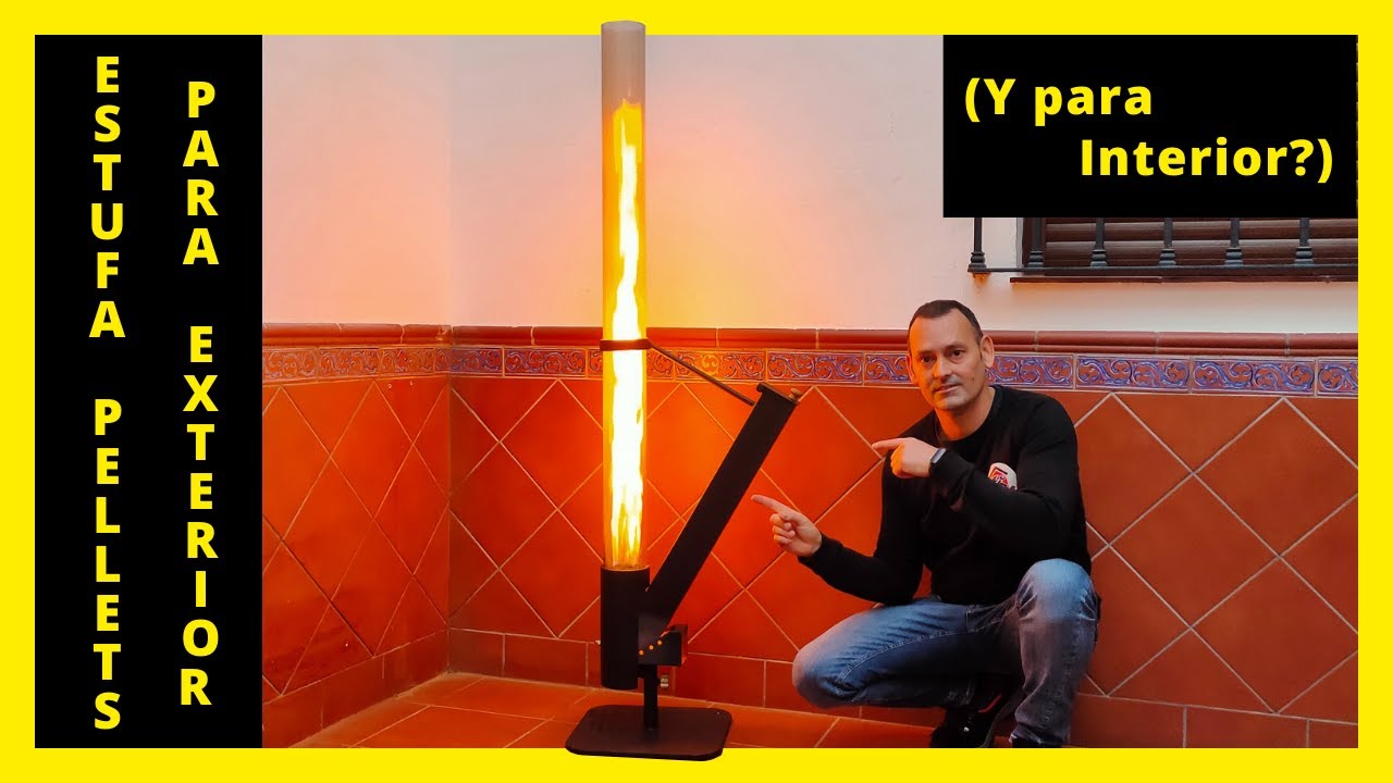 🔥ESTUFA de PELLETS para EXTERIOR | Y para INTERIOR??🔥