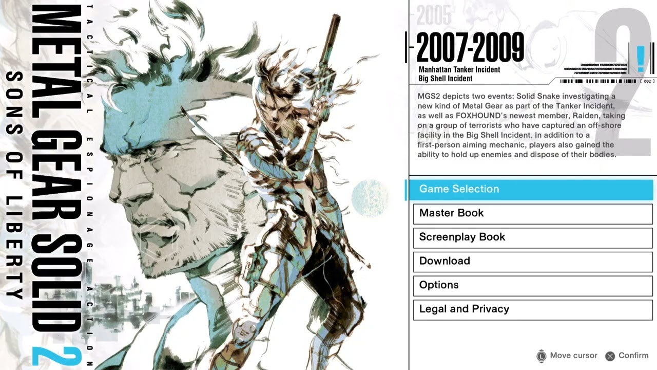 Metal Gear Solid 2 with a new screen