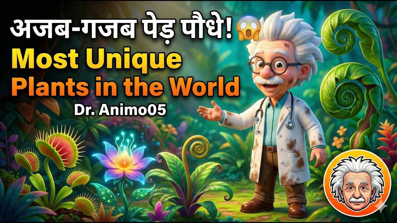 अजब-गजब पेड़ पौधे! 😲 Most Unique Plants in the World | Dr. Animo05