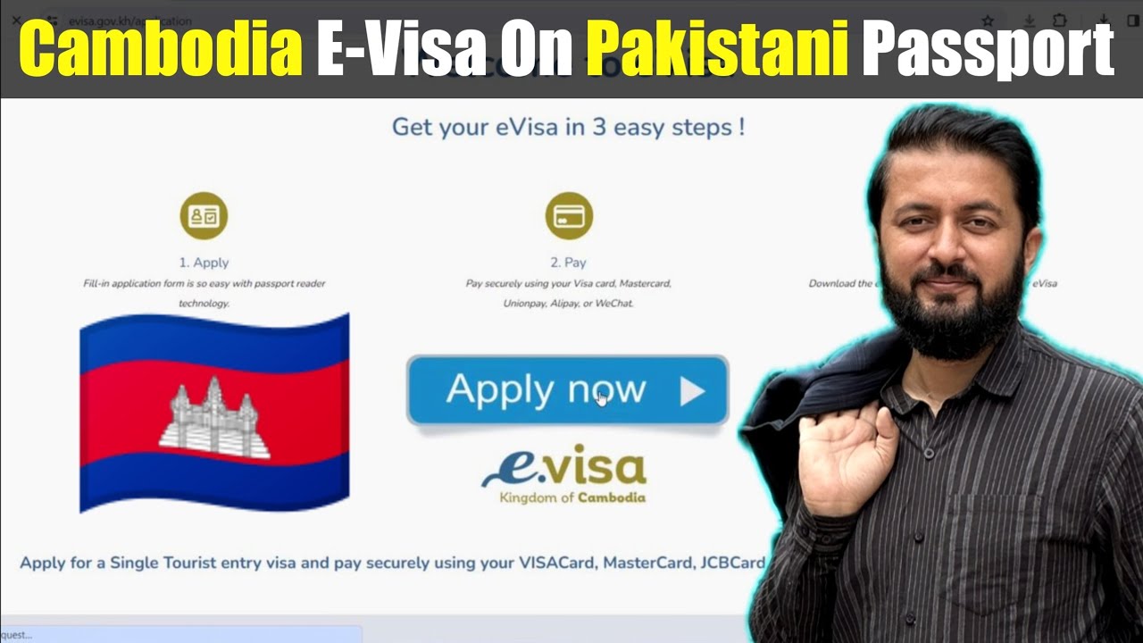 How to apply Cambodia 🇰🇭 E-Visa online | Get visa on Pakistani Passport | VOA For Pakistan
