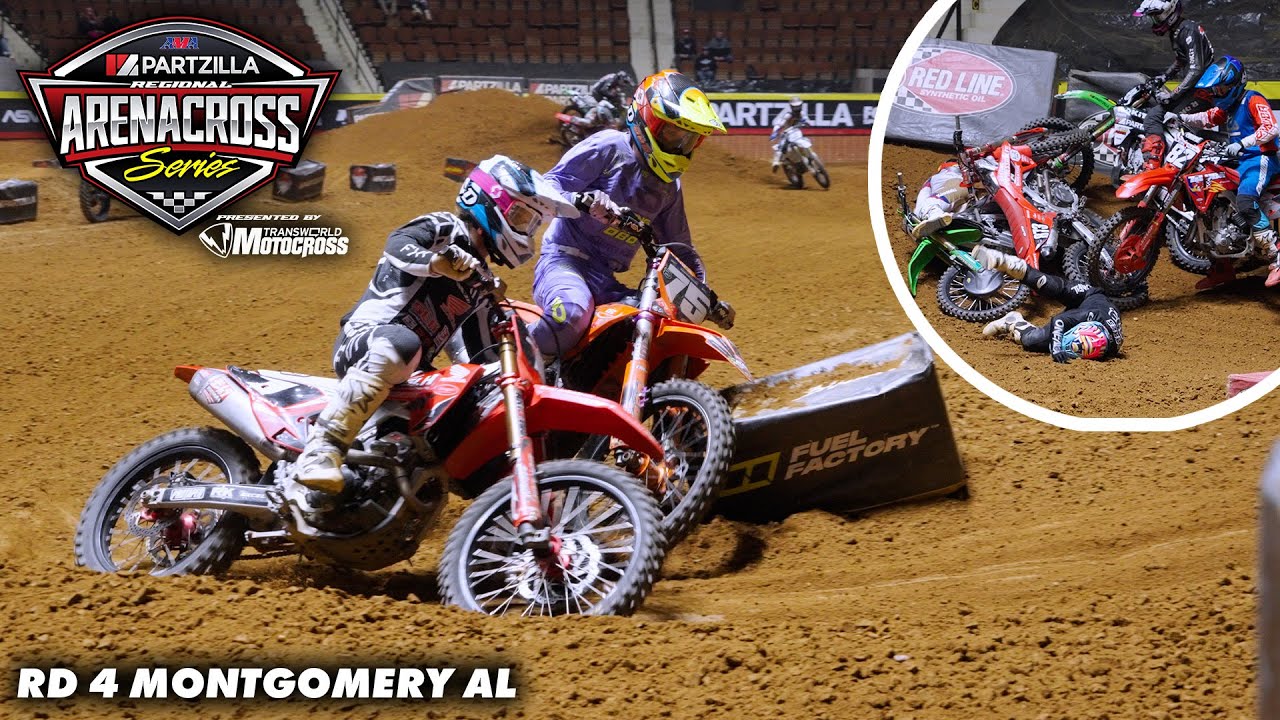 Основные моменты гонки Partzilla Arenacross RD 4 TWMX | Монтгомери, Алабама