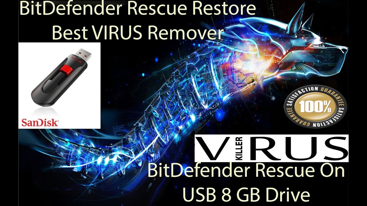 BitDefender Rescue On 8GB USB Drive
