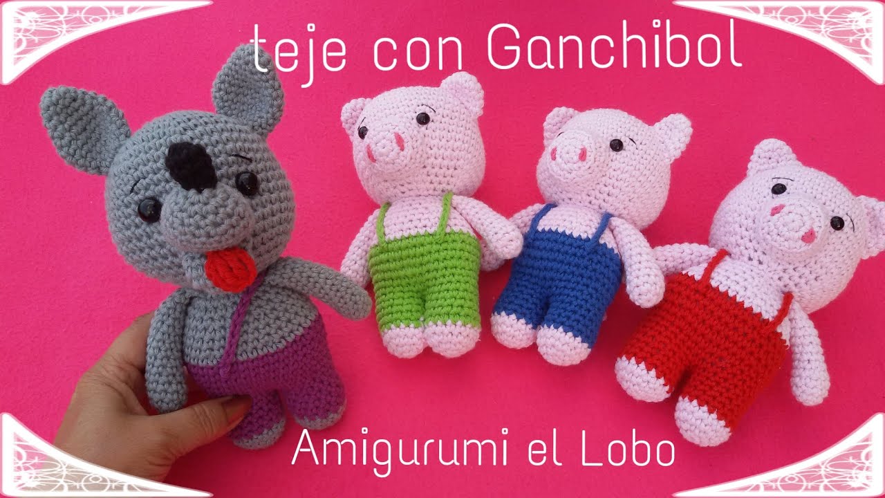 Lobo // teje con GanchiBol // tutorial paso a paso amigurumi