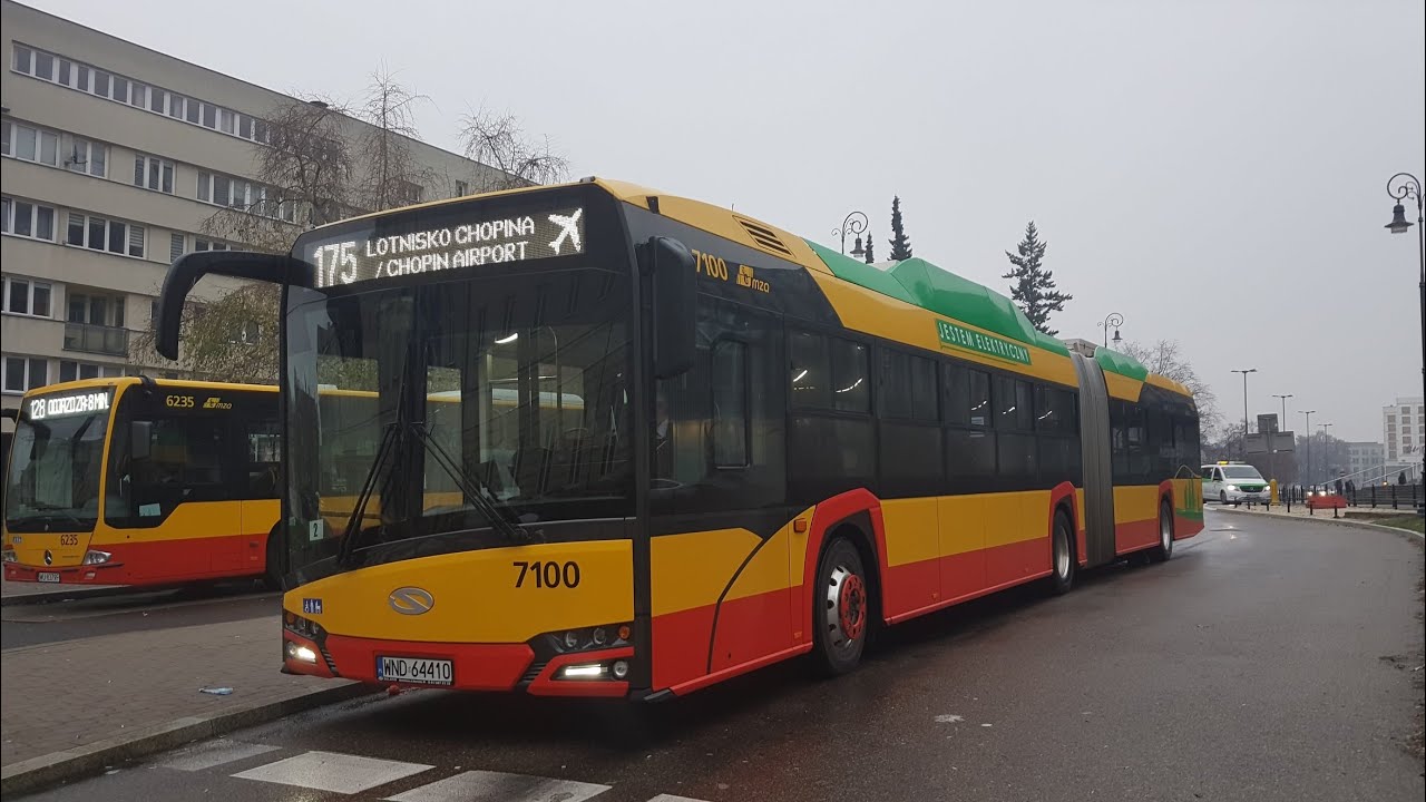 Solaris Urbino 18 IV Electric #7100 MZA Warszawa (linia 175)