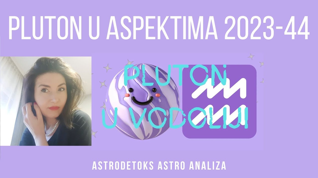 Pluton u Vodoliji za svaku generaciju do 2044. Pluton konjunkcija ASC,DSC,IC,MC