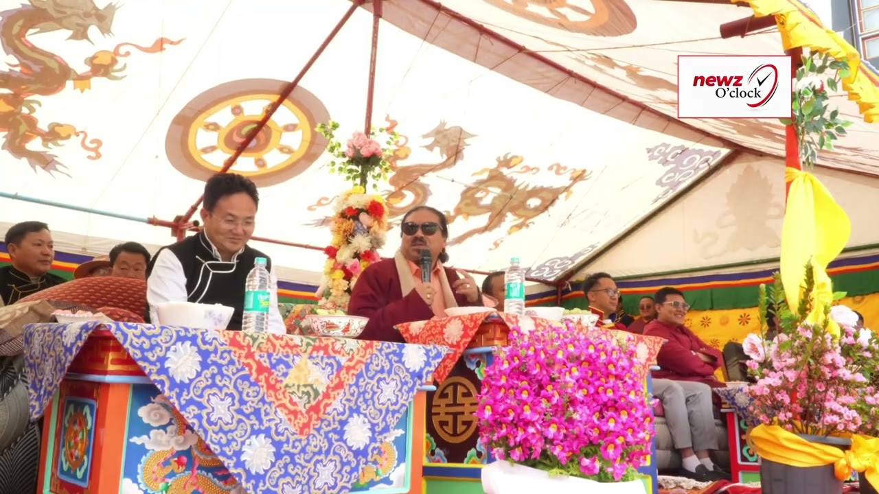 𝗣𝗮𝗱𝗺𝗮 𝗦𝗵𝗿𝗶 𝗧𝗵𝗲𝗴𝘁𝘀𝗲 𝗥𝗶𝗻𝗽𝗼𝗰𝗵𝗲 𝗔𝗱𝗱𝗿𝗲𝘀𝘀𝗲𝘀 𝗗𝗲𝘃𝗼𝘁𝗲𝗲𝘀 𝗗𝘂𝗿𝗶𝗻𝗴 𝗟𝗼𝗻𝗴-𝗟𝗶𝗳𝗲 𝗣𝗿𝗮𝘆𝗲𝗿 𝗖𝗲𝗿𝗲𝗺𝗼𝗻𝘆 𝗮𝘁 𝗞𝗶𝗻𝗺𝗲𝘆 𝗠𝗼𝗻𝗮𝘀𝘁𝗲𝗿𝘆