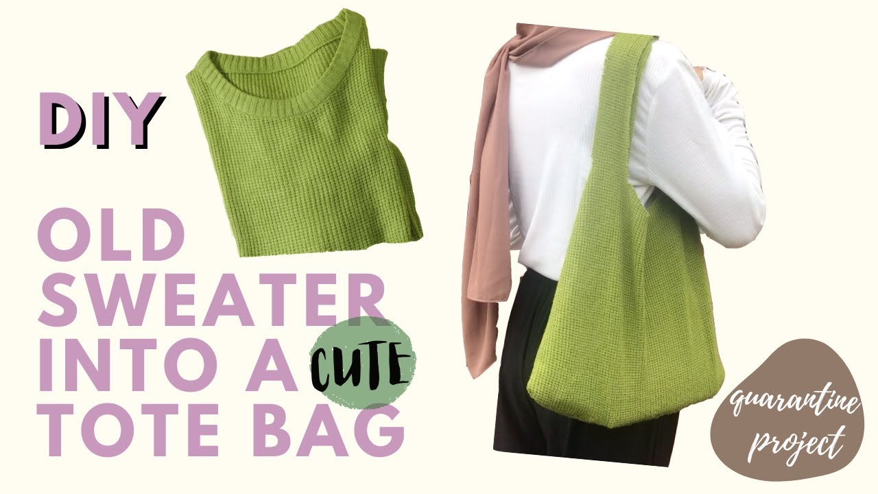 CARA MUDAH MEMBUAT TAS DARI BAJU | TOTEBAG TUTORIAL | ECOFRIENDLY BAG