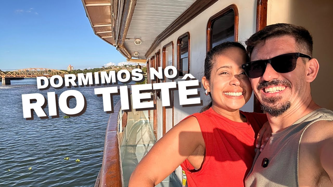 INCRÍVEL HOTEL FLUTUANTE NO RIO TIETÊ, VEM VER!