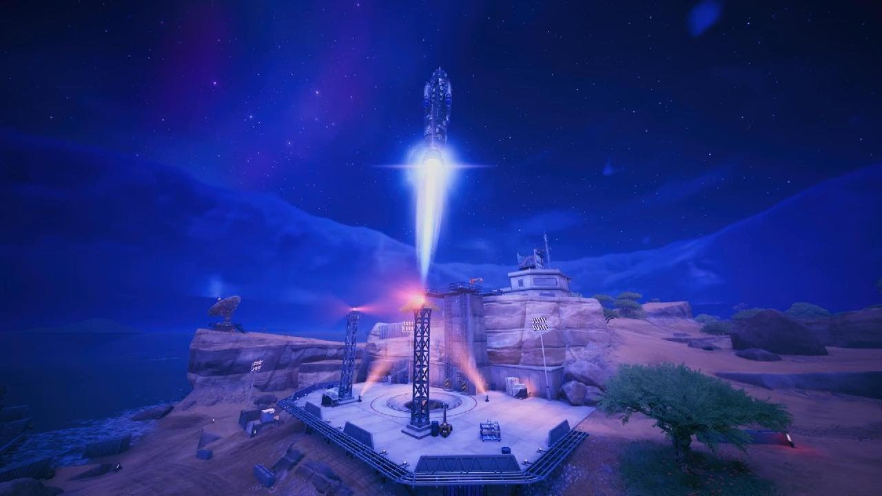 Fortnite ROCKET LANDING EVENT Cinematic replay Pov