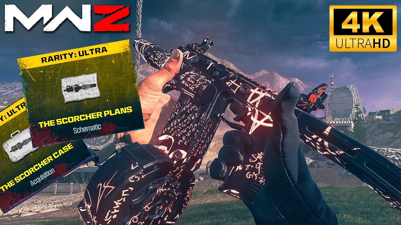 MW3 ZOMBIES - RED WORM, THE SCORCHER PLANS, DARK AETHER 4K Gameplay (No Commentary)