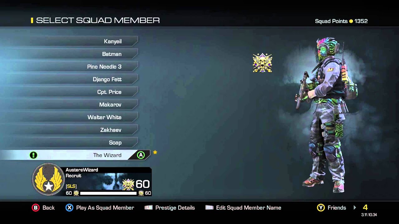 Spectrum Camo DLC  - COD Ghosts DLC (Spectrum Pack)