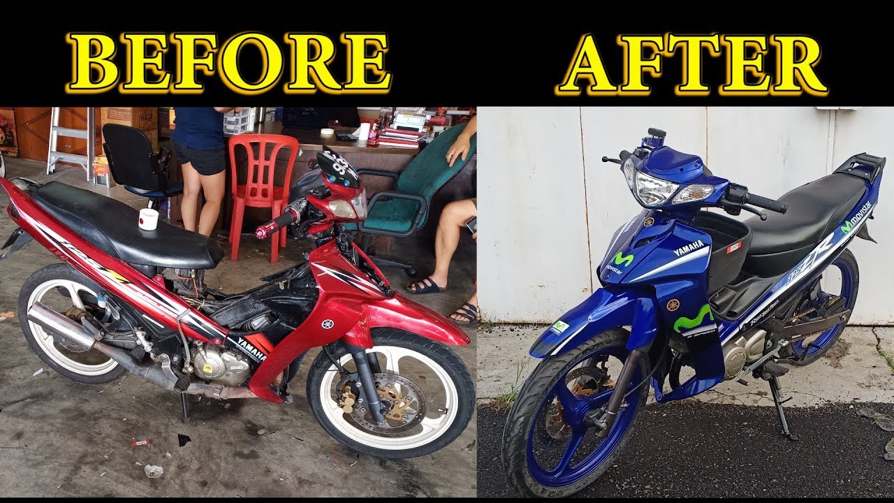 Y125ZR Full Wrap MoviStar Blue#3