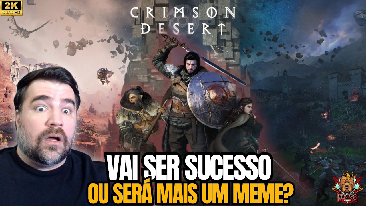 Crimson Desert Pode Ser o Maior Jogo do Ano ou a Maior Decepção? - ⚠️ JOGANDO DE CONTROLE 🎮