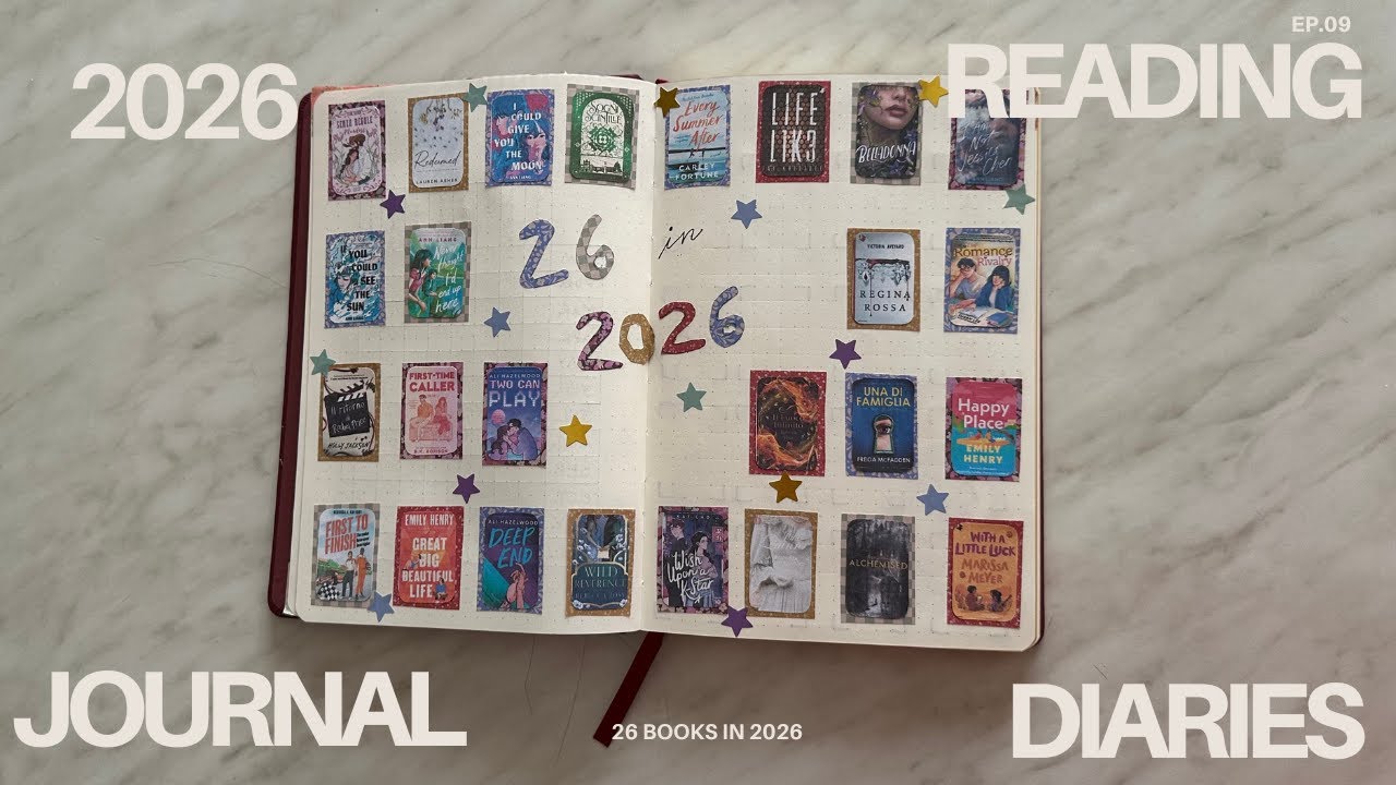 2026 READING JOURNAL DIARIES EP.09📚\\ 26 BOOKS IN 2026 📚\\ journal with me