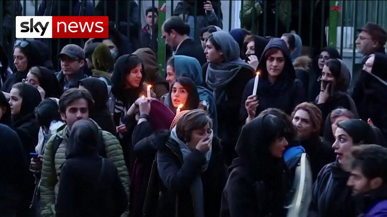 Plane crash: Iranian protesters call for Supreme Leader to resign
