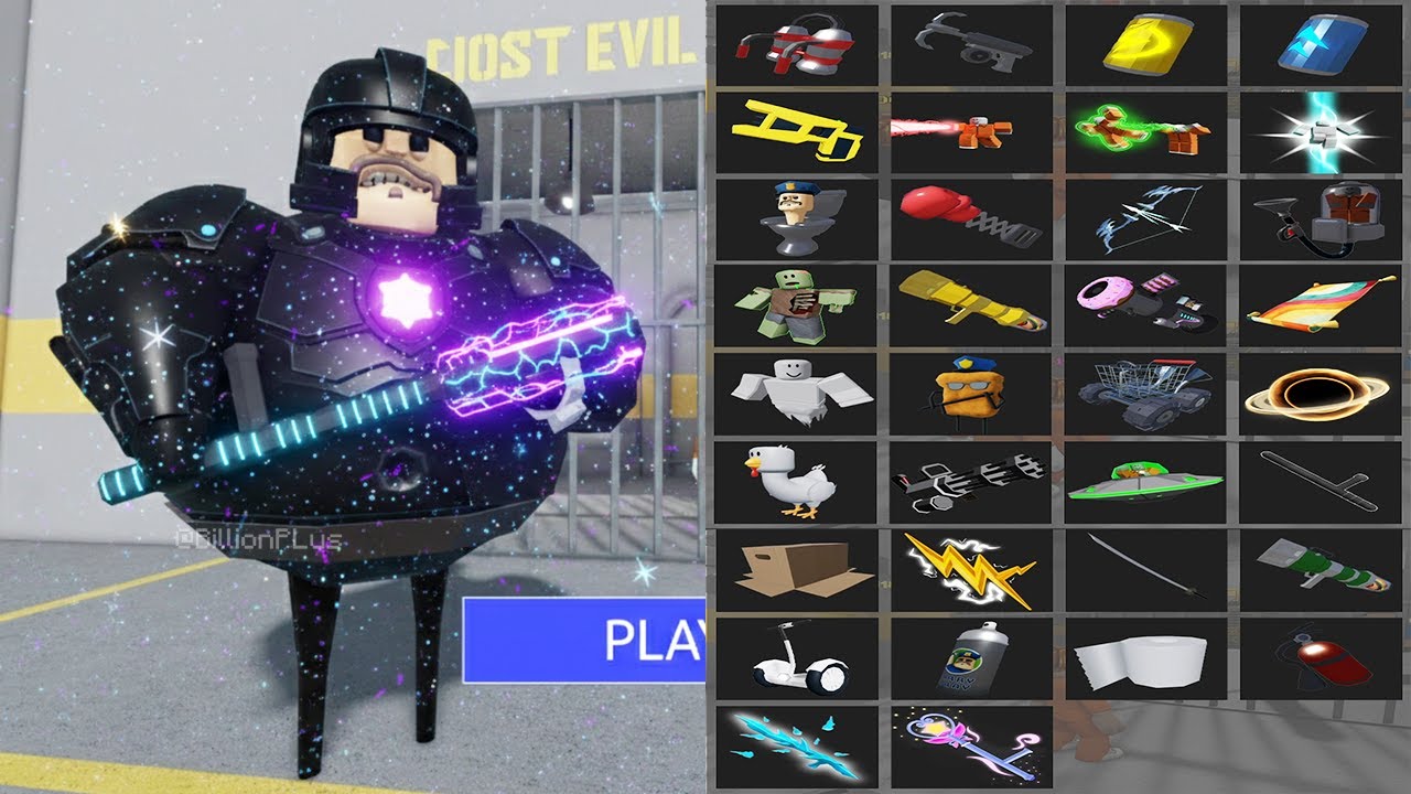 All Items Unlocked BARRY'S PRISON RUN OBBY HARD MODE - Roblox New Update All Morphs Full Gameplay
