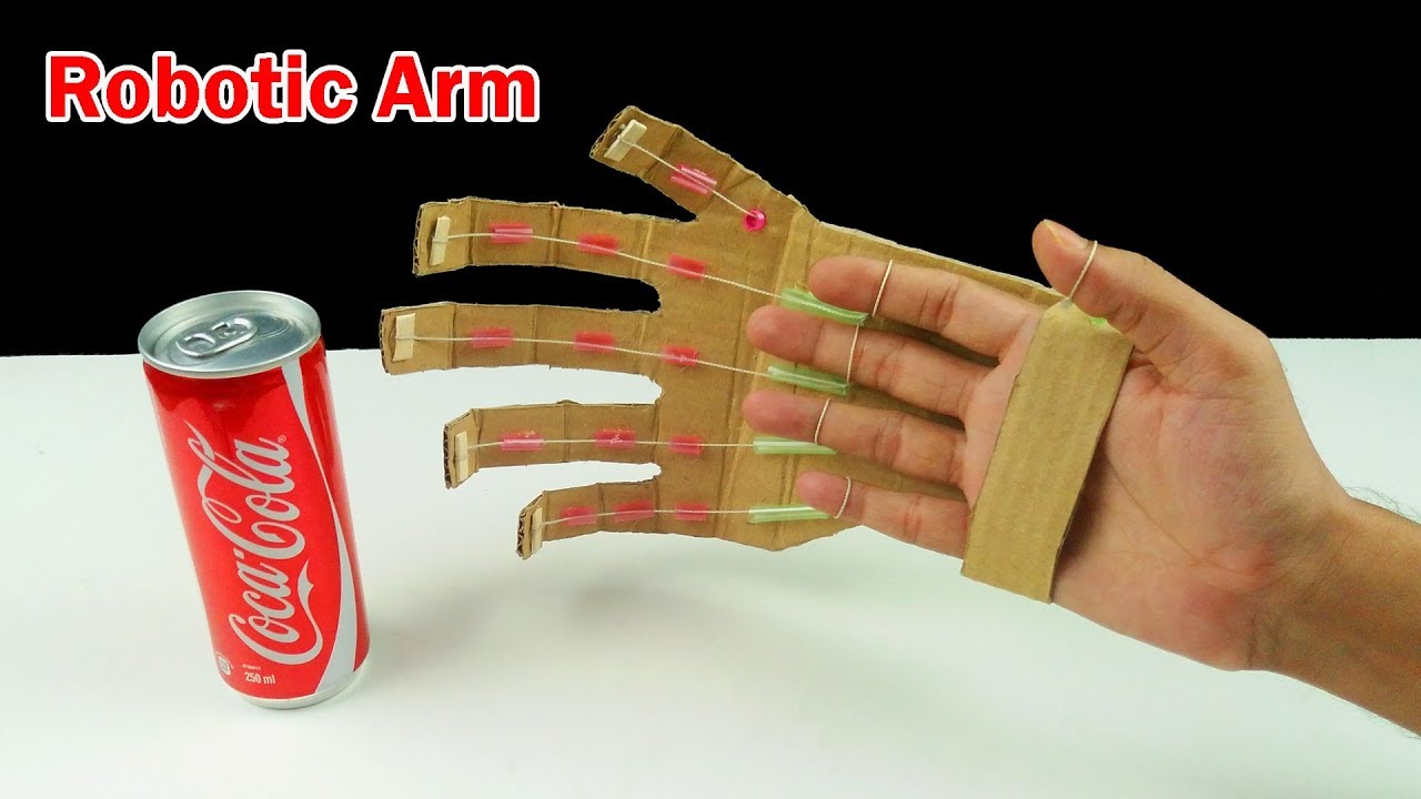 How to Make a Robotic Arm at Home out of Cardboard