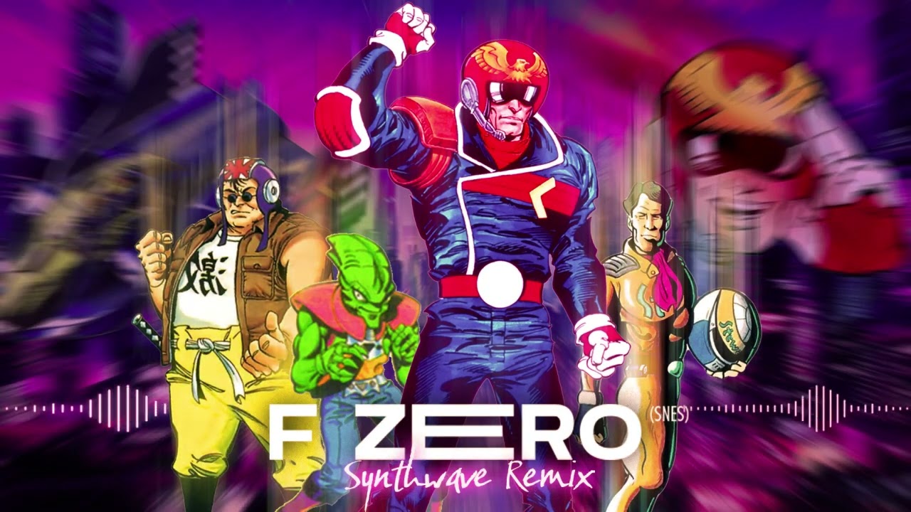 F-Zero SNES Synthwave Remix: Neon Speed of the Future 🚀🌌