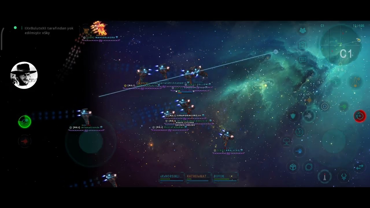 ROJ & CEO vs AYNI GÖLÜN KURBAĞALARI (GAZİ-MEX) #waruniverse #darkorbit #roj