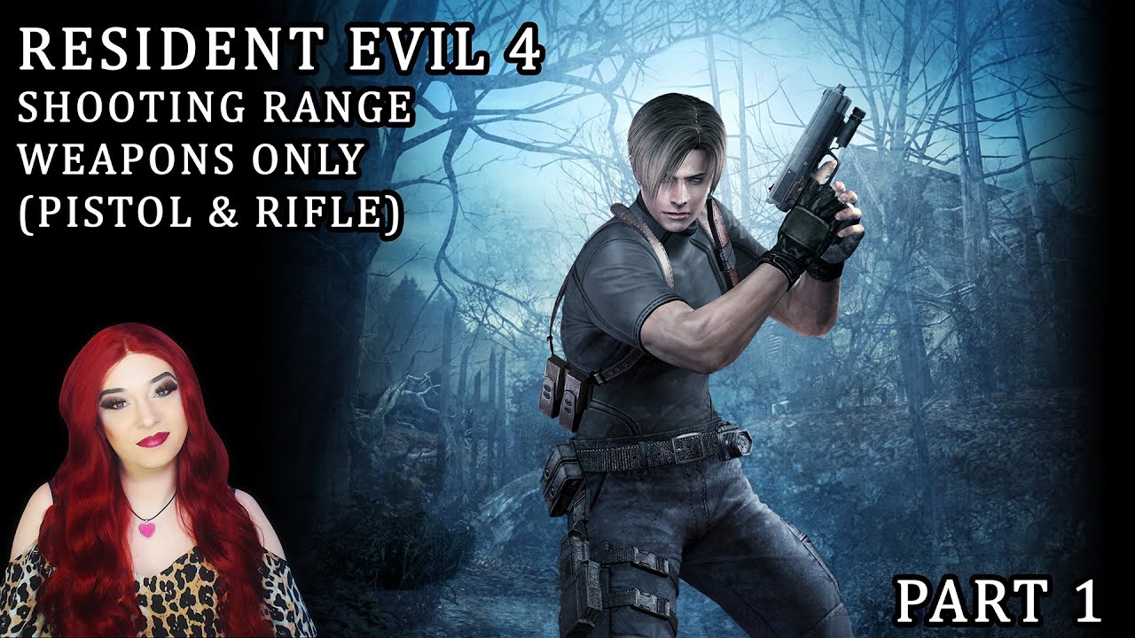 Resident Evil 4 - Shooting Range Weapons Only - Part 1