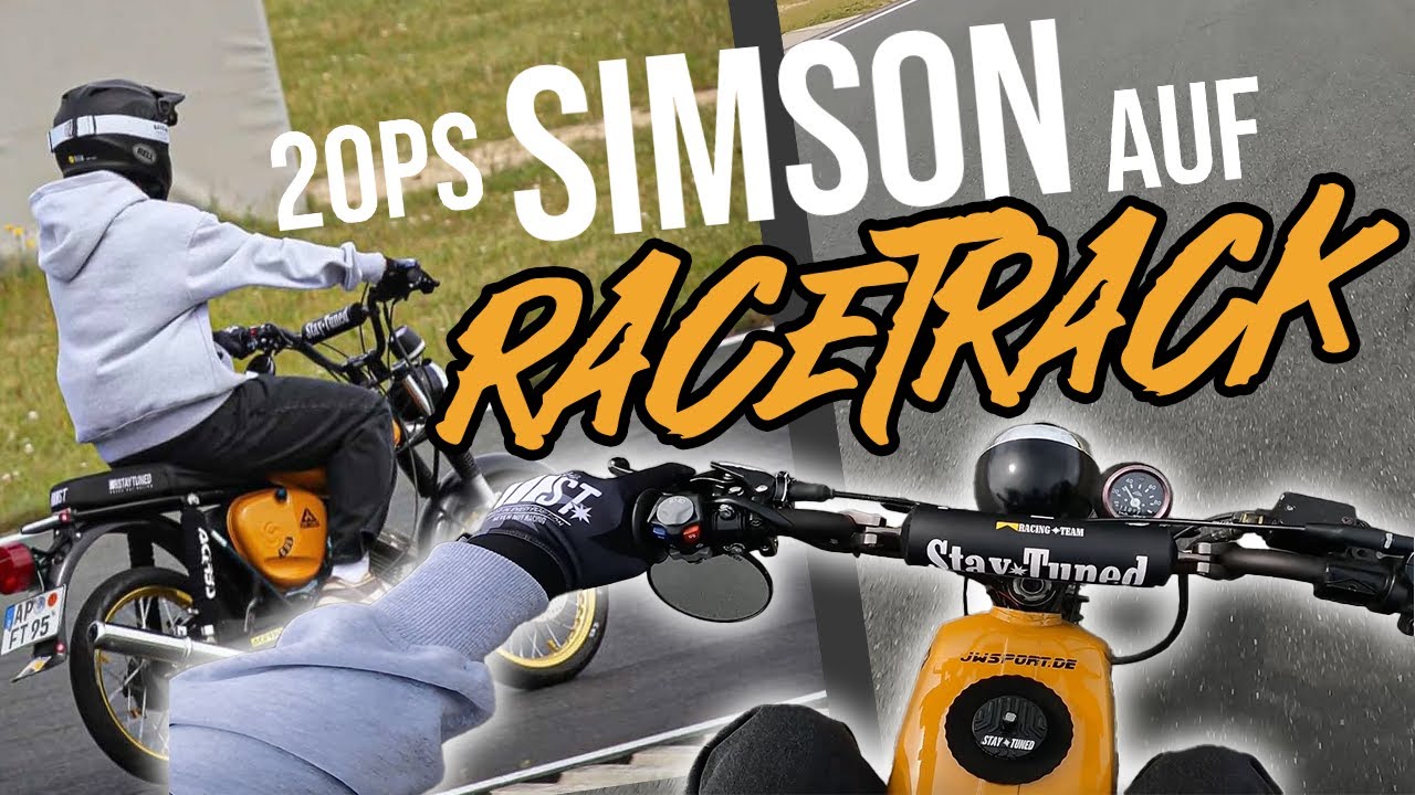 20 PS SIMSON AUF RENNSTRECKE! (KRANKER SOUND) | FuelTrottel