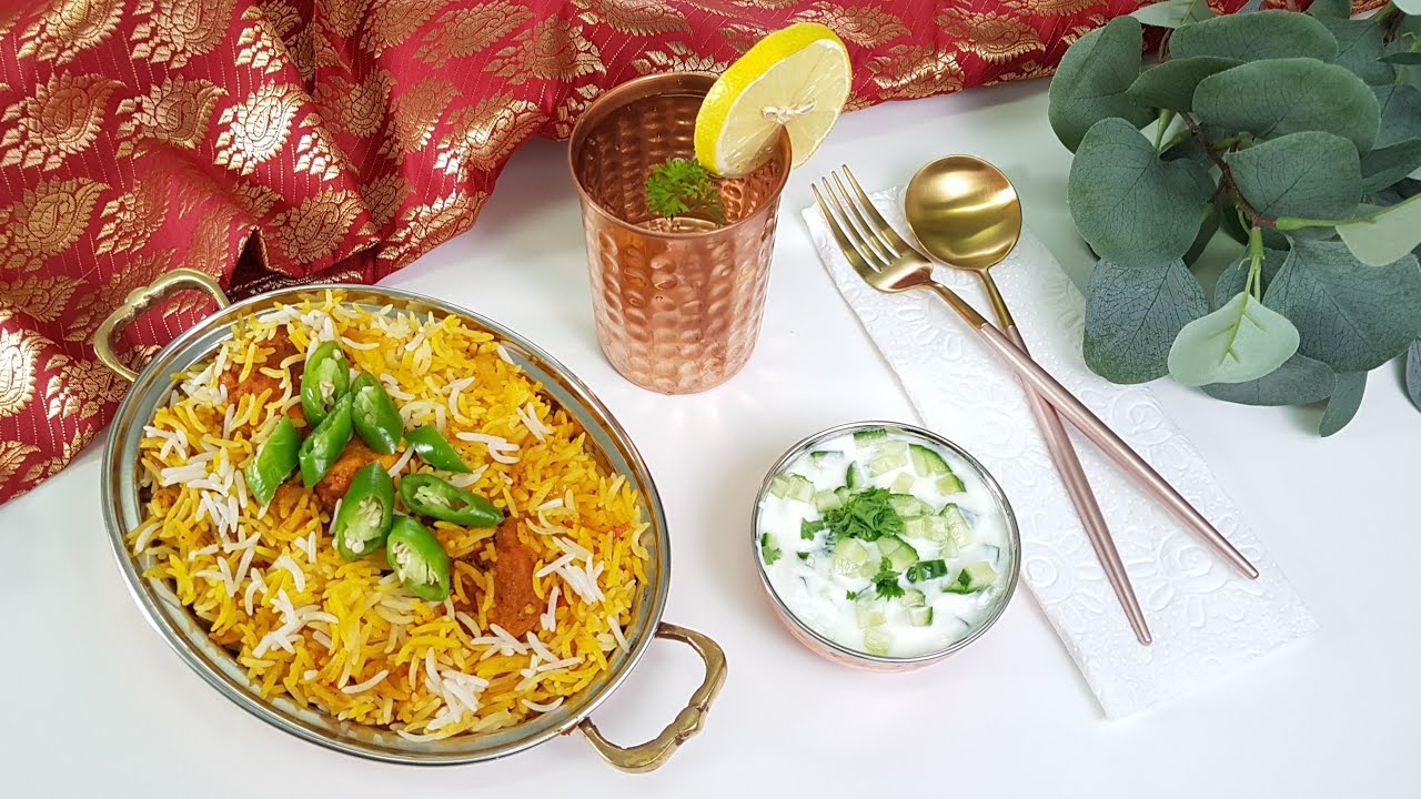 برياني الدجاج بالكركم | Turmeric Chicken Biryani
