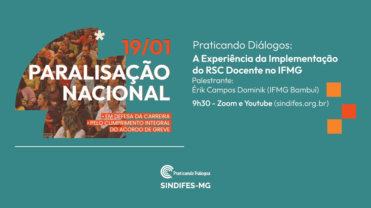 Praticando Diálogos: A experiência da implementação do RSC Docente no IFMG
