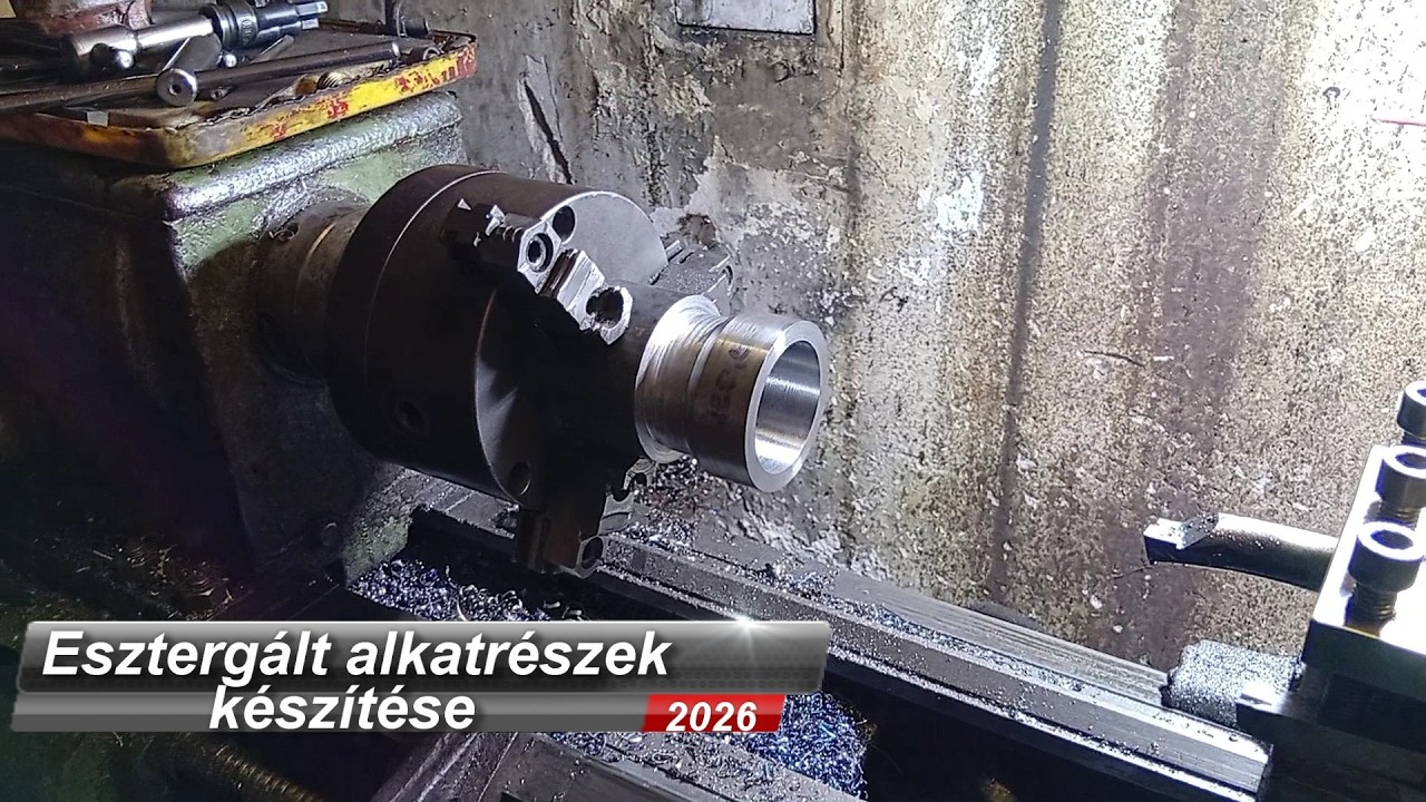 Esztergált alkatrészek készítése