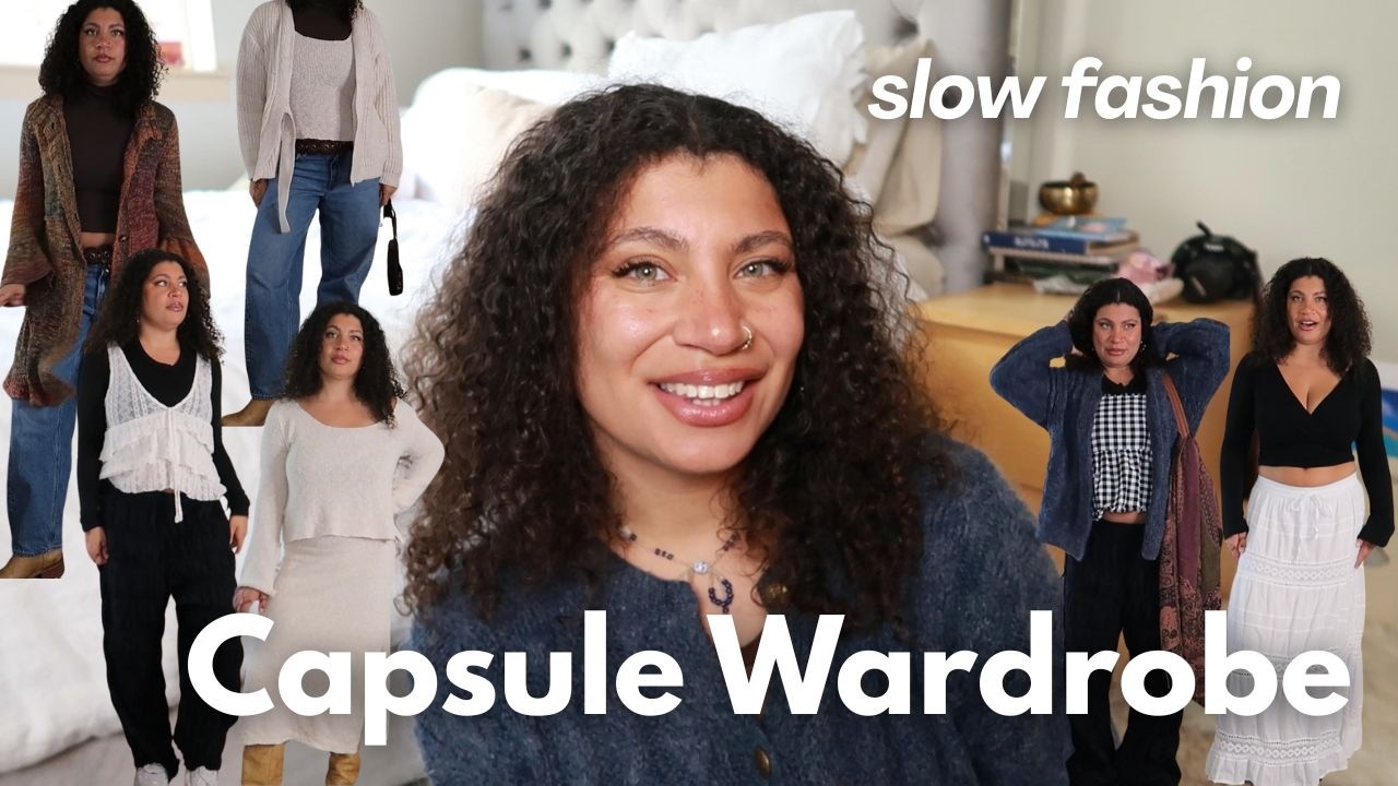 Capsule Wardrobe (but make it fun) | slow fashion, thrifted + vintage, natural fiber clothing