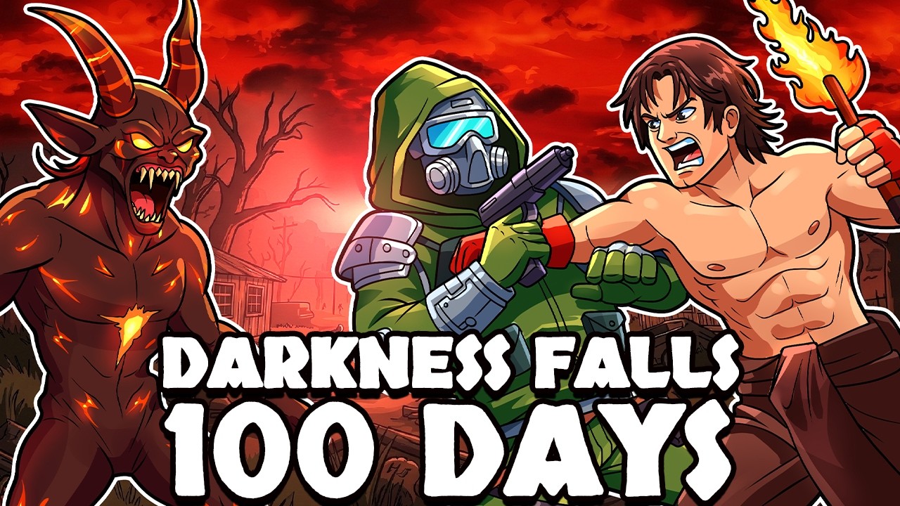 I Spent 100 Days in Darkness Falls in 7 Days To Die