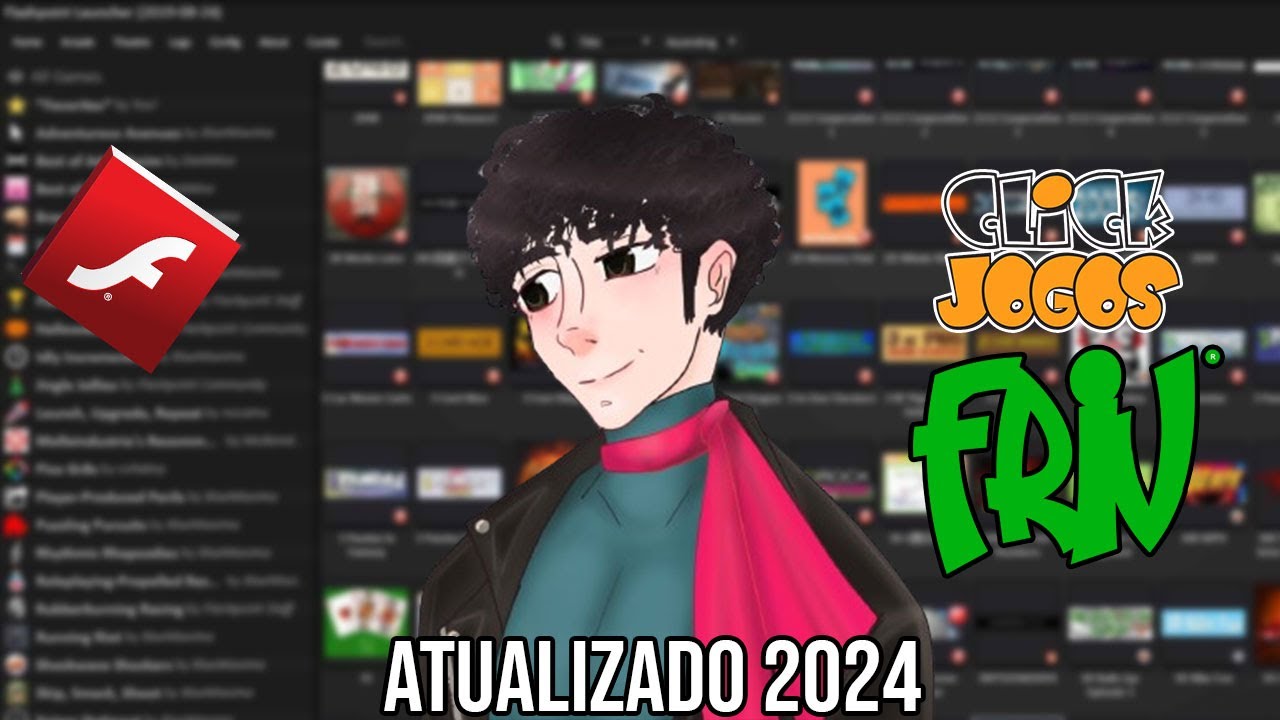 COMO JOGAR JOGOS FLASH (CLICK JOGOS, FRIV) EM 2024 PELO FLASHPOINT!!