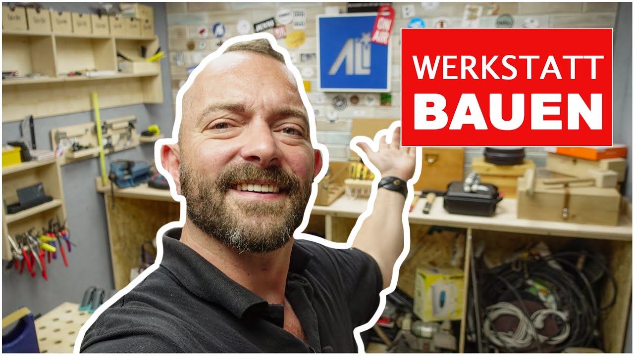 Werkstatt einrichten! So sieht es bei mir aus.