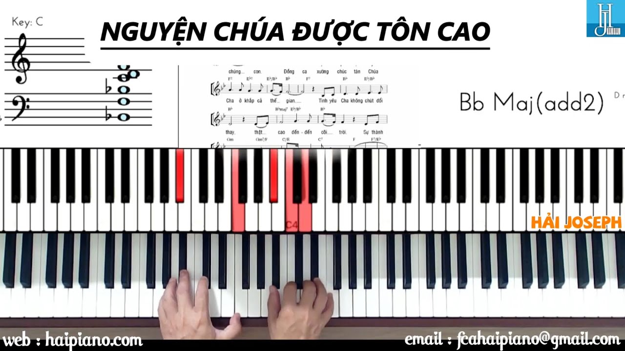 #3 [WORSHIP PIANO] NGUYỆN CHÚA ĐƯỢC TÔN CAO - Hoà âm mới |