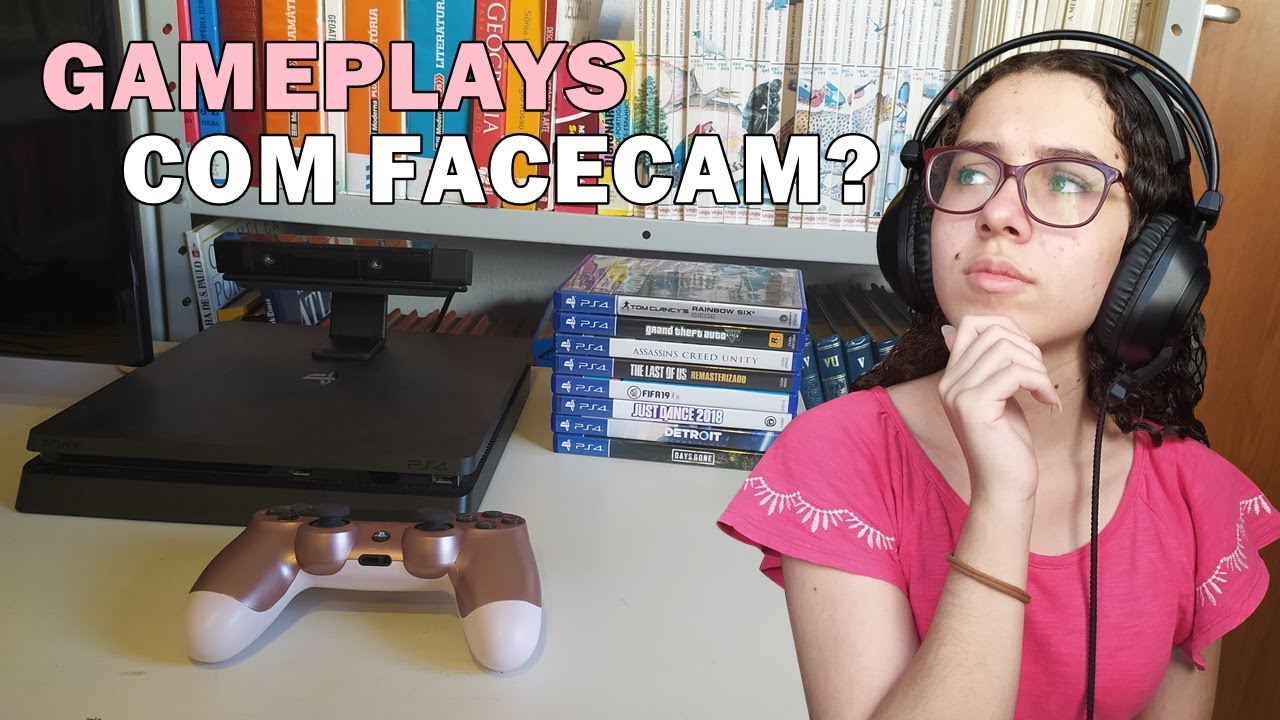 COMO GRAVAR GAMEPLAY NO PS4 COM FACECAM