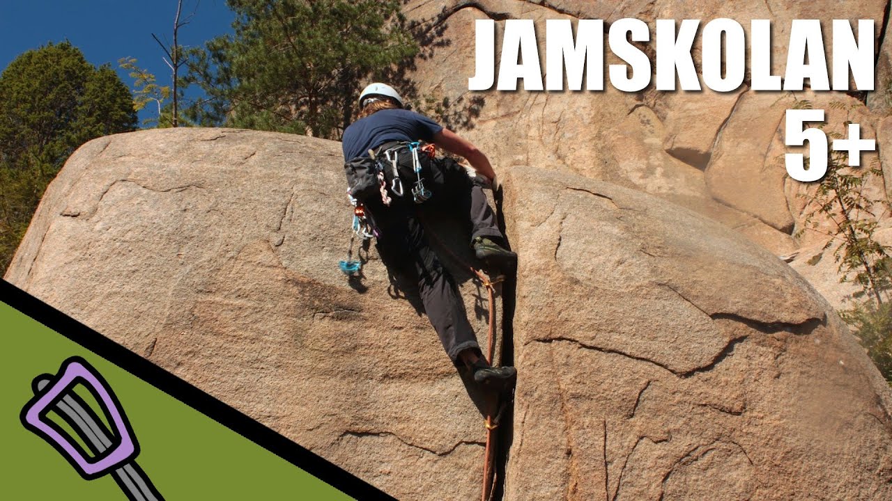 Bohusl&auml;n's Hardest Five: Jamskolan (5+), Brofj&auml;llet | POV Trad Climbing