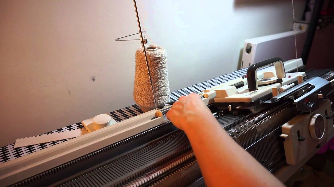 Knitmaster MOD 700 & SRP-50 demonstration for sale