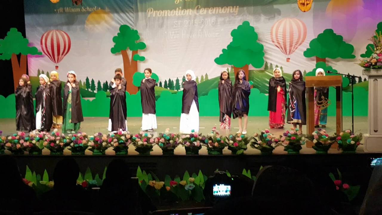 Alwisam school selected grade 4 students singing true colors
