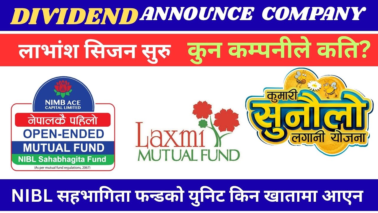 लाभांश सिजन सुरु/ dividend announce company/ best dividend stock in Nepal/ shree tech Nepal