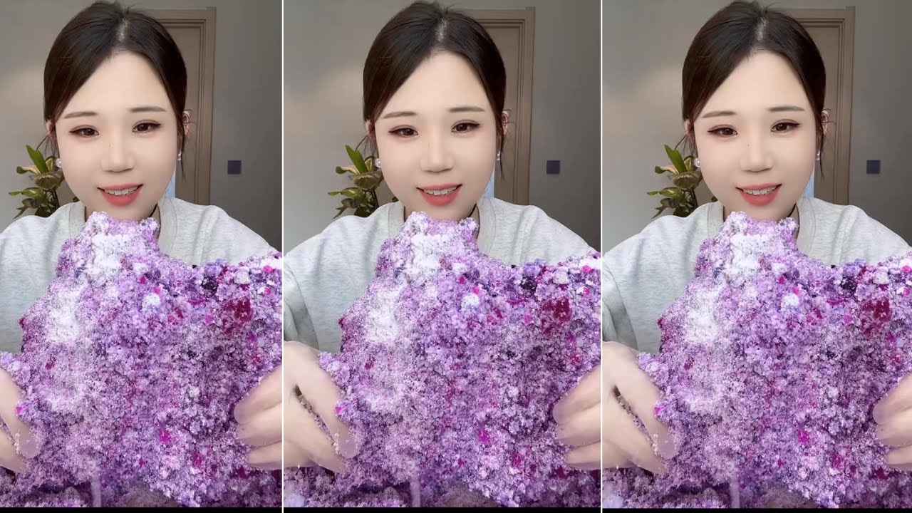 ASMR CRUNCHY SHAVED REFROZEN ICE 🧊 CHUNK 