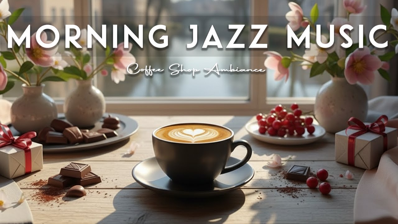 Morning Jazz Music ☀ Coffee Shop Ambiance & Happy Bossa Nova instrumental for Studying