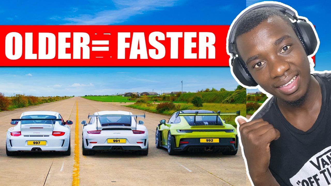Drag Race: 996 vs 997 vs 991 vs 992 GT3 RS
