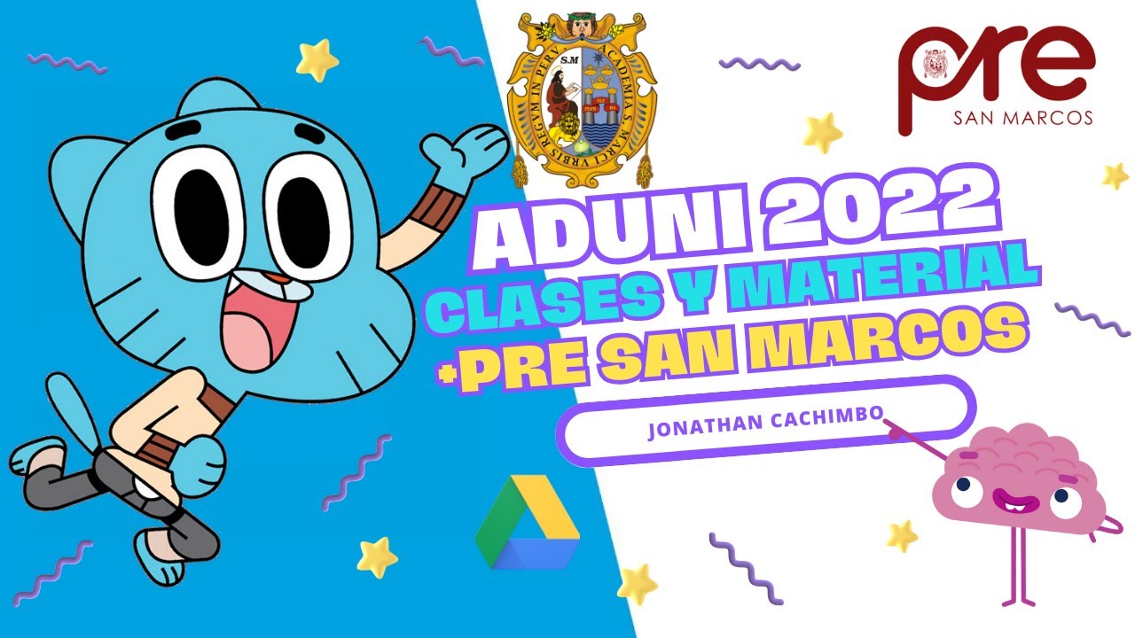ADUNI 2022 - CLASES Y MATERIAL COMPLETO - PRE SAN MARCOS EN DRIVE!!! 📚💯