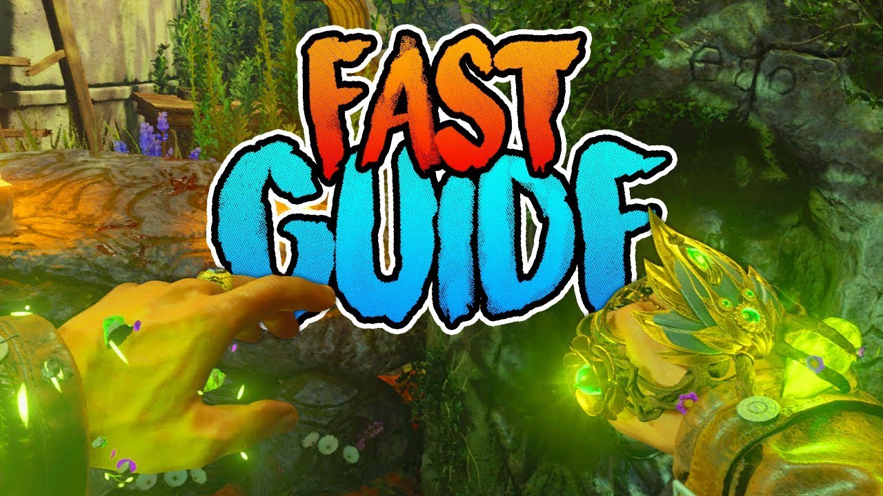 ANCIENT EVIL - FALLEN AND REDEEMED HAND OF GAIA GUIDE (Black Ops 4 Zombies Tutorial)